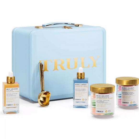 TRULY Buns & Boobies Minis Blue Tin Lunchbox Bundle